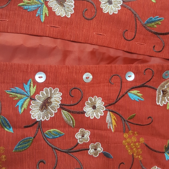 Silk Land floral blazer with embroidery small - Picture 5 of 6